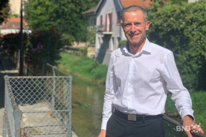 Arnaud Maître, président de la Fondation Jura Bike Park.