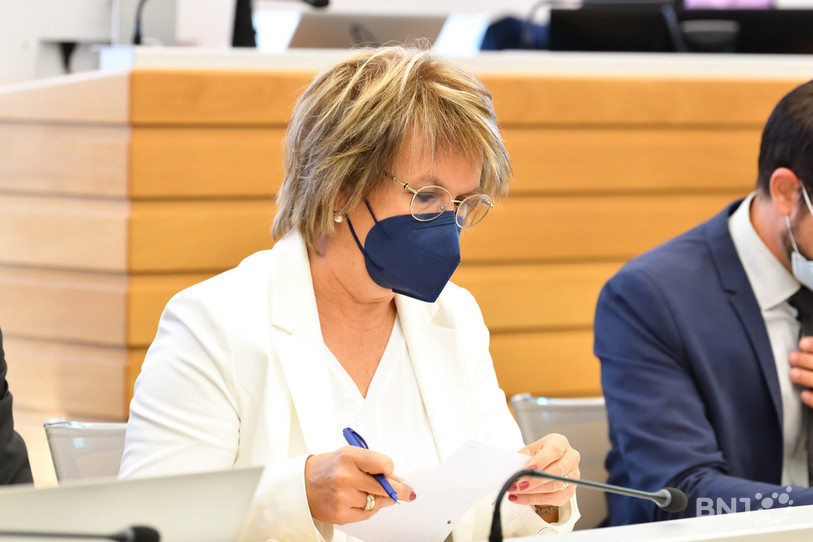 La ministre Nathalie Barthoulot a réitéré ses engagements envers Moutier (photo : archives, Georges Henz).