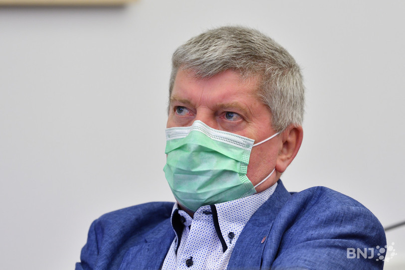 Rémy Meury espère que le port du masque chez les enfants ne causera pas trop de dégâts pédagogiques. (Photo : Georges Henz)