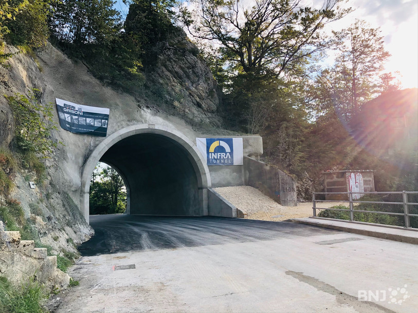 Infra Tunnel a dernièrement réalisé l'agrandissement du tunnel de la Roche entre Delémont et La Chaux-de-Fonds.