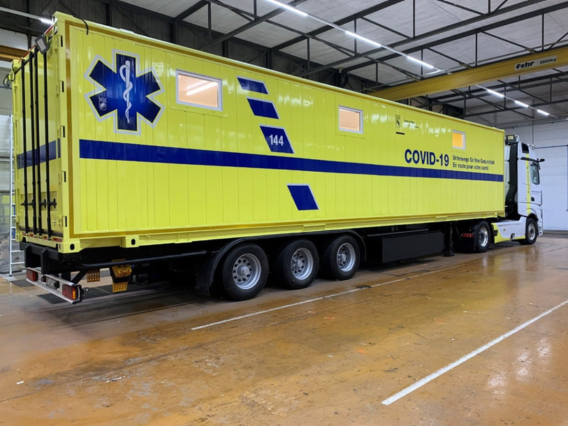 Le camion de vaccination continuera de sillonner le canton de Berne. Il sera complété par des équipes mobiles qui feront fonctionner des lieux de vaccination temporaires en collaboration avec les communes ou sur commande. (Photo : archives)
