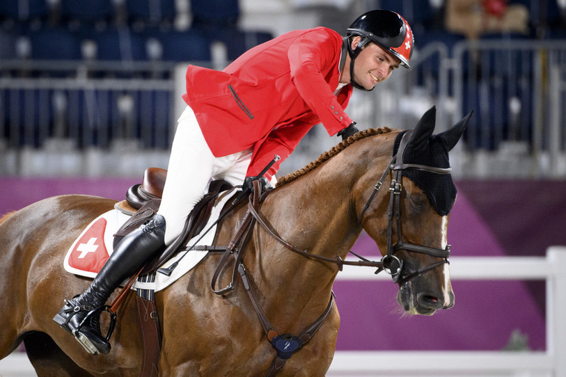 Bryan Balsiger et Twentytwo des Biches ont survolé tous les obstacles cette saison. (Photo d'archives : Keystone/Gilliéron)