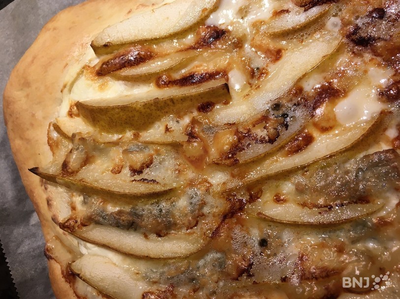 focaccia poires-gorgonzola