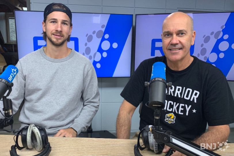 Jérôme Leduc et Gary Sheehan étaient les invités de La Matinale ce lundi sur RFJ, à la veille de la reprise du HC Ajoie en National League.