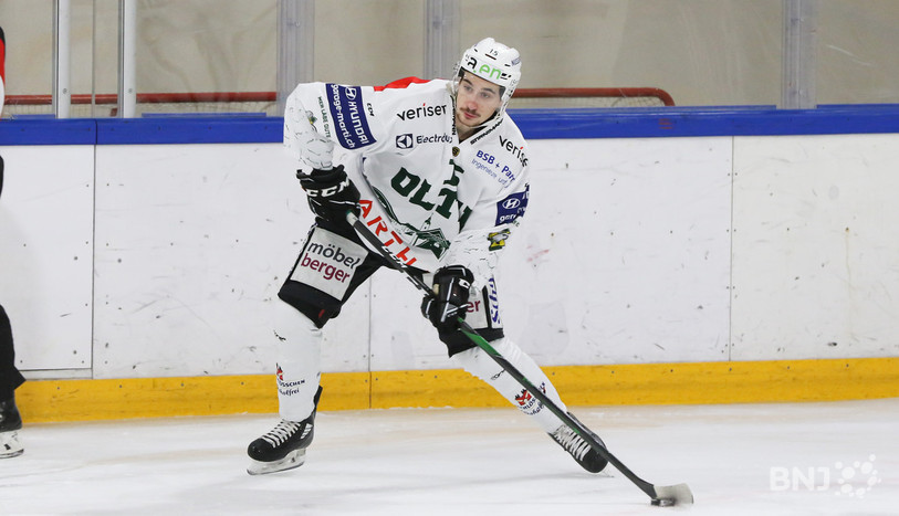 Stéphane Heughebaert va laisser le maillot d'Olten pour porter celui du HCA durant l'espace d'au moins un match. (Photo: Mauricette Schnider)