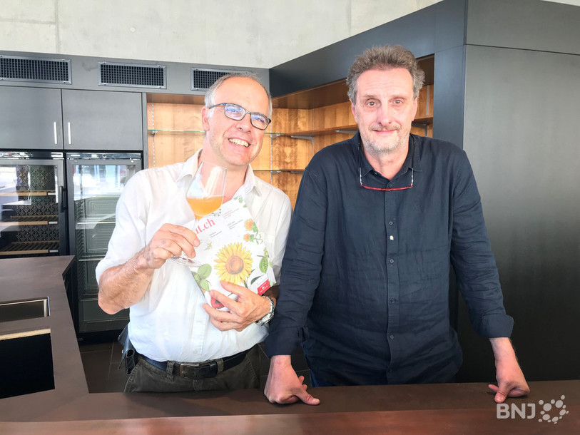 Olivier Boillat, président de la Semaine suisse du Goût pour le Jura et le Jura bernois, et Manuel Jurot, président de Slow-Food Jura, sont impatients de débuter cette 21e édition.