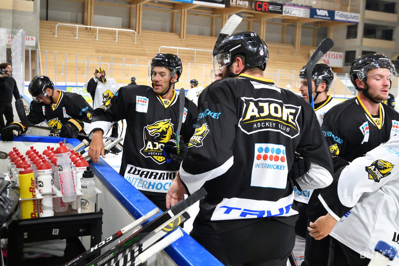 C'est le grand jour pour Philip-Michaël Devos et le HC Ajoie (photo : Georges Henz).