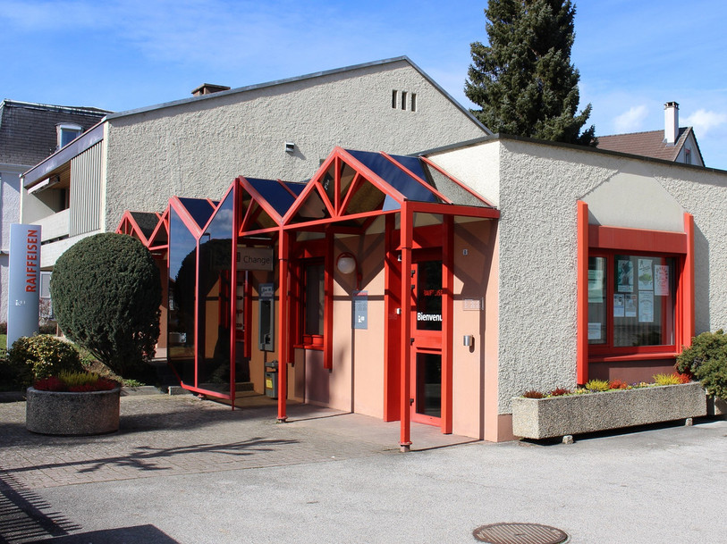 La succursale de la Banque Raiffeisen Ajoie fermera ses portes au 30 juin. (Photo: Banque Raiffeisen Ajoie)