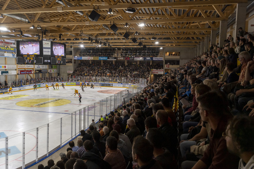 Le HC Ajoie a reçu l'autorisation de jouer la prochaine saison de National League. (photo : KEYSTONE/Georgios Kefalas).