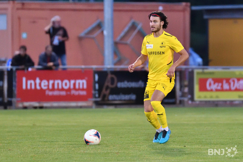 Jordan Perrony a marqué le but égalisateur en fin de match. (photo : Georges Henz/archives).