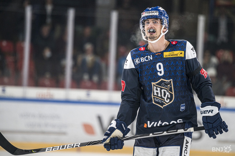 Oliver Achermann, auteur de trois points mardi soir face aux Ticino Rockets. (photo : Jonathan Vallat).