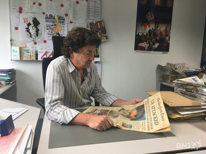 Actuel rédacteur en chef du Quotidien jurassien, Rémy Chételat était journaliste à New York lors des attentats.