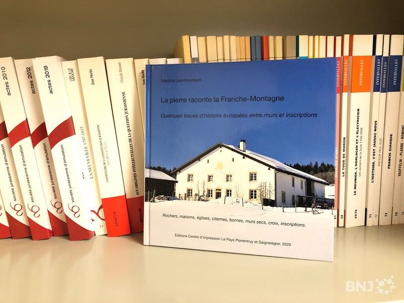 Le livre de Maxime Jeanbourquin met à l'honneur l'histoire taignone racontée par la pierre.