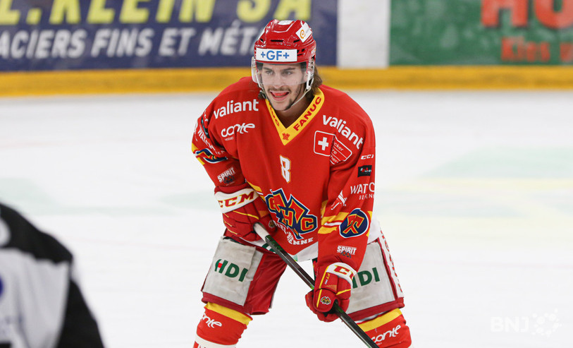 Even Helfer a évolué ces deux dernières saisons avec les U20 Elite du HC Bienne. (Photo : Mauricette Schnider)