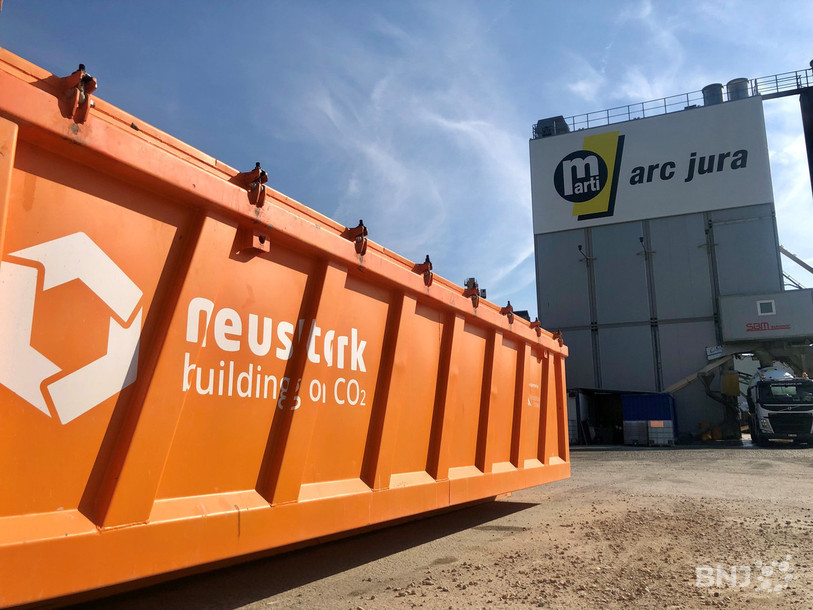 À terme, l'entreprise de construction Marti Arc Jura souhaite intégrer la technologie directement dans l'un de ses silos.