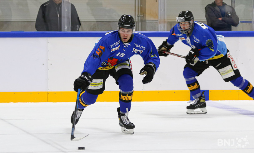 Gaetan Forster et le HC Moutier ont été sèchement battus. (Photo : archives Mauricette Schnider)