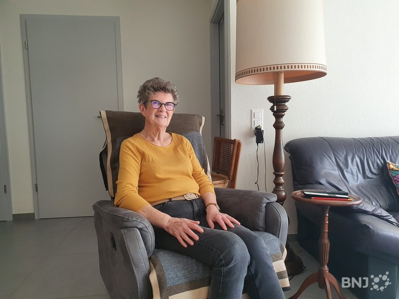 Eliette Dubois, une des premières locataires des Fleurs du Van à Couvet.