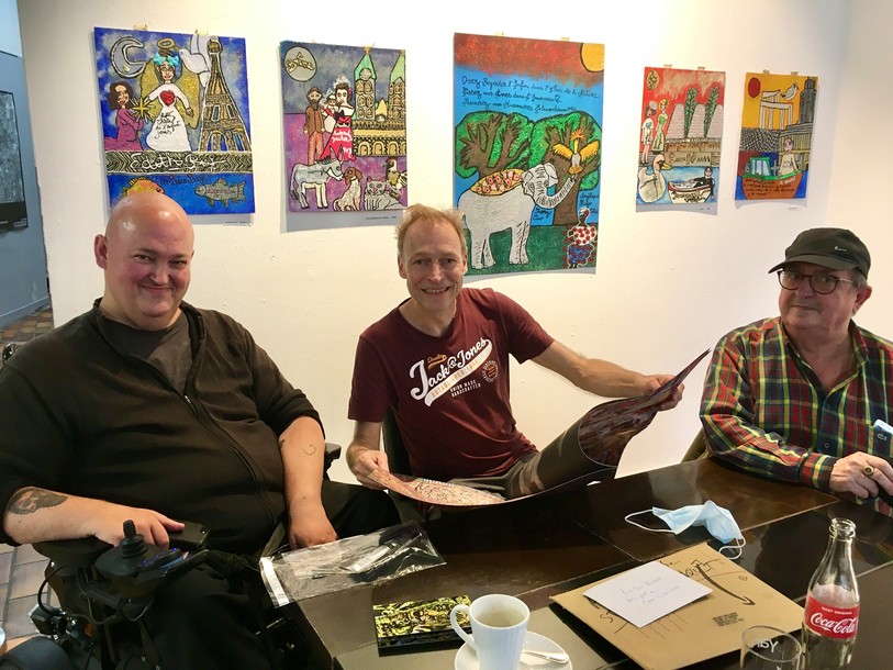 Yves Hänggi avec Stéphane Blanquet et Jacques Pyon