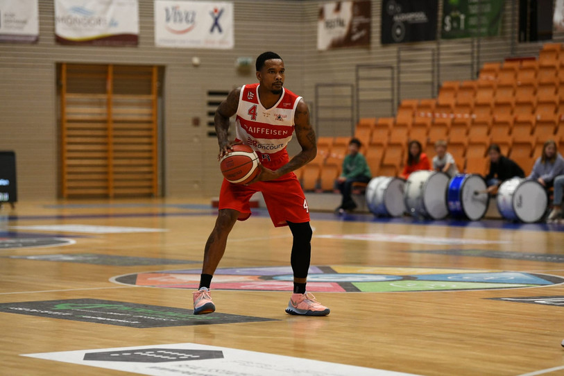 Derek Jackson et le BC Boncourt ont enregistré une défaite vendredi soir. (Photo : Stéphane Bée/archives).