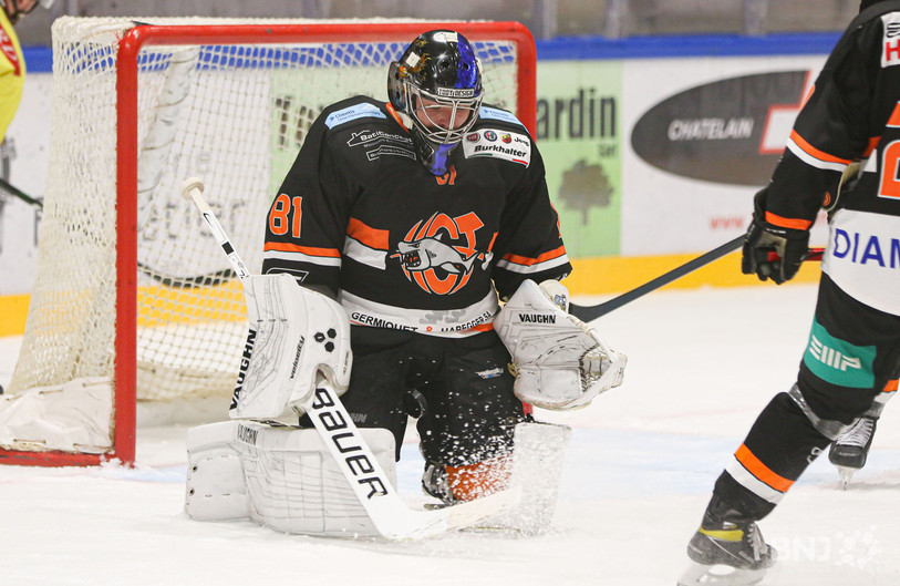 Le gardien du HC Tramelan Antoine Todeschini a été remplacé après 40' de jeu mardi soir (photo : archives/Mauricette Schnider).
