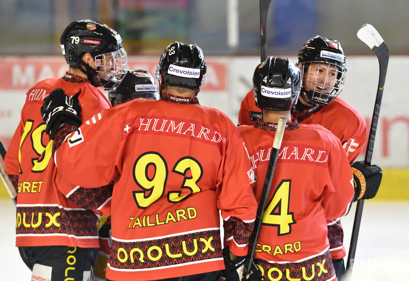 Le HCFM s'offre deux pucks de qualification pour les demi-finales des play-off. (photo archives : Georges Henz).