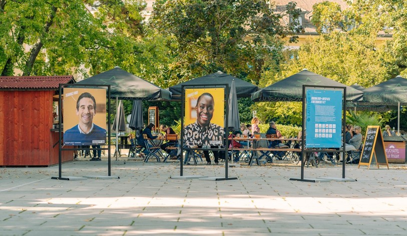 L’installation du Jardin anglais (photo : Latitude 21)