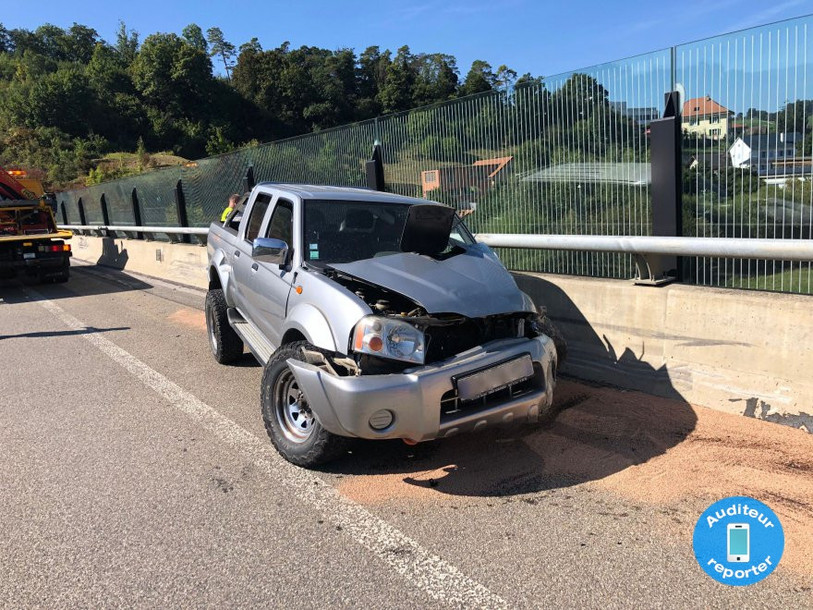 Un accident est survenu sur l'A16 sur le viaduc de la Rasse.