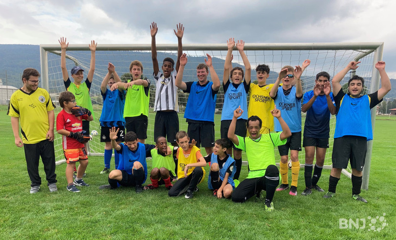 La joie des SRD Young Stars après un entraînement à Delémont.