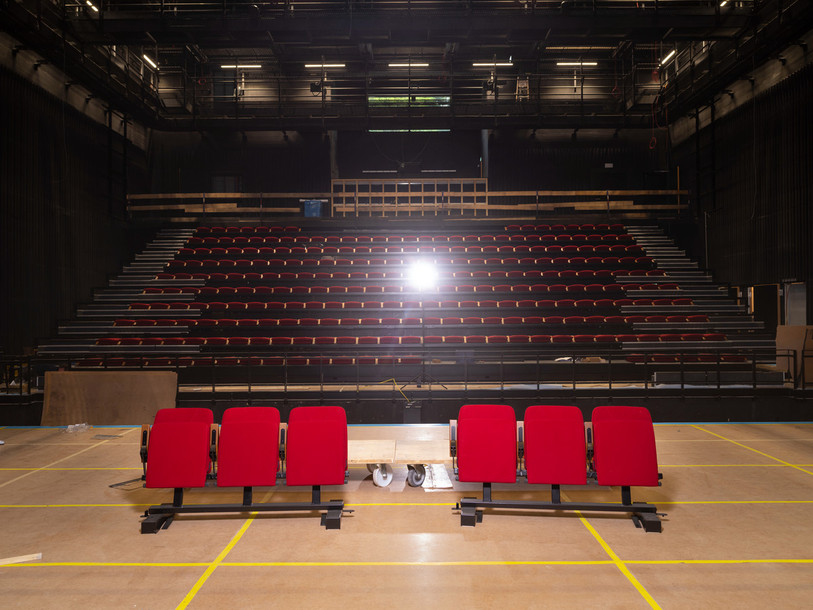 La grande salle accueillera sa première représentation en novembre. (Photo : Pierre Montavon).