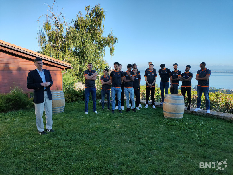 Joueurs, entraîneur et président étaient réunis vendredi soir à Cormondrèche pour se présenter aux sponsors du club et aux médias.