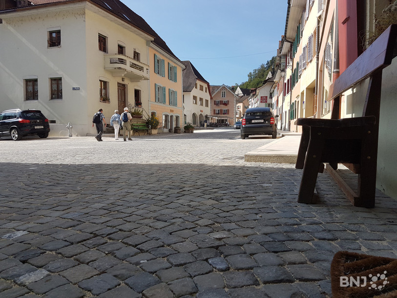 Les rues de St-Ursanne ont été entièrement repavées.