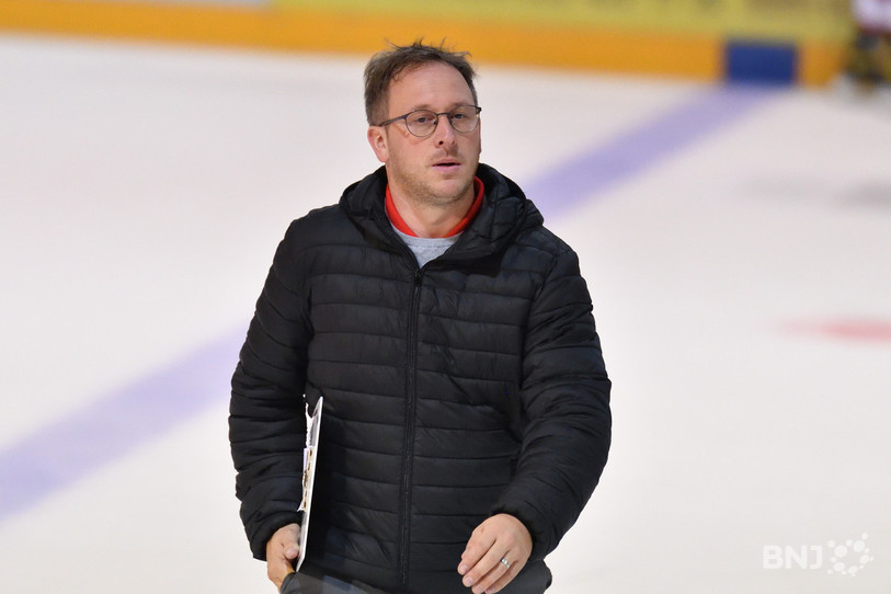 Michael Chételat veut propulser son HC Delémont-Vallée dans le top 6 du championnat de 1re ligue (photo : Georges Henz).