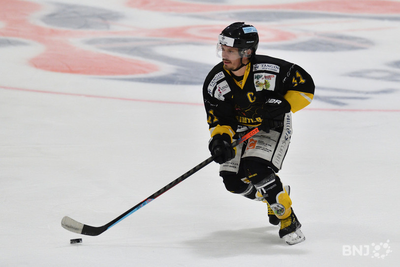 Fabien Kolly et la défense imérienne ont été mis à rude épreuve par Sarine-Fribourg (photo : archives Georges Henz).