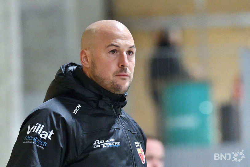 Michaël Röthenmund et le HC Franches-Montagnes ont capitulé à trois reprises (photo : Georges Henz).