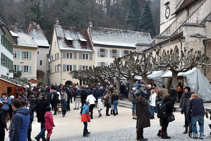 Le Marché de Noël de St-Ursanne aura notamment lieu de samedi à dimanche.