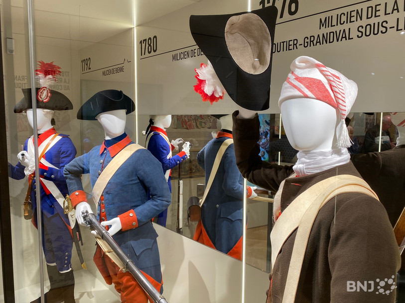 L'exposition retrace l'histoire des soldats jurassiens de 1350 à 1995