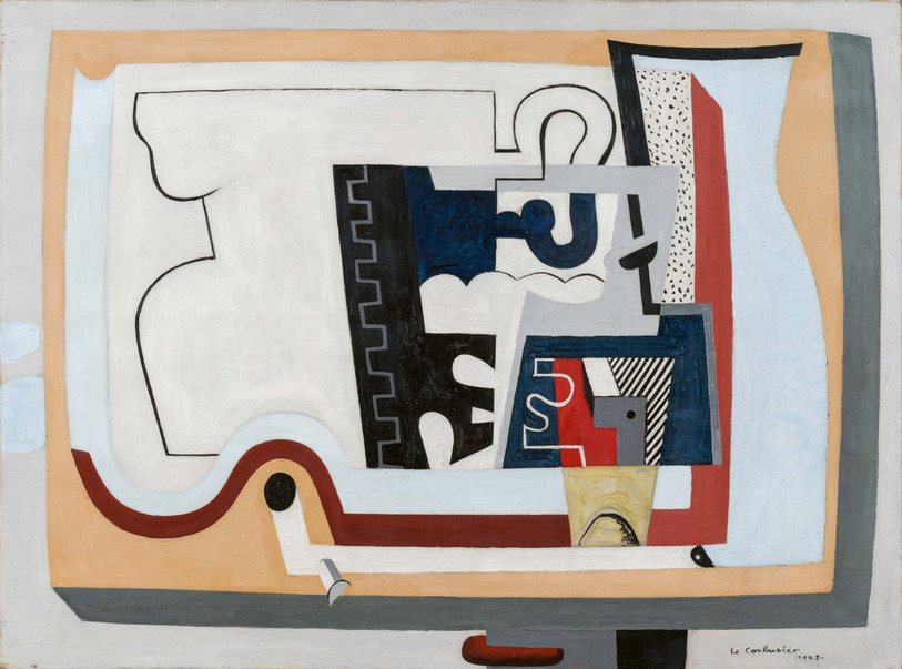 L’œuvre du Corbusier intitulée « Nature morte au grand livre ». (Photo : Beurret Bailly Widmer Auktionen).
