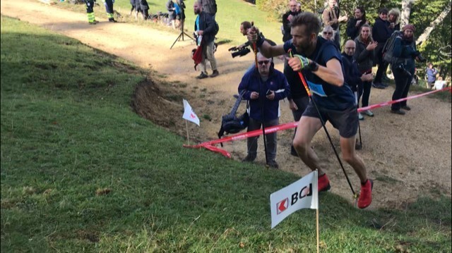 Demian Schaedler a été le plus rapide pour gravir la montagne Prévôtoise samedi. (Photo: Moutier-Graitery)
