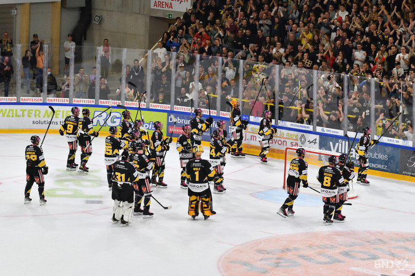 Les spectateurs pourront venir gratuitement en transports publics applaudir le HC Ajoie. (Photo: archives Georges Henz)
