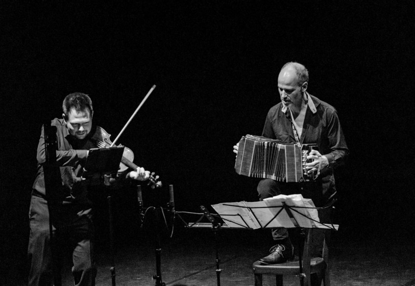 Felix Froschhammer et Marcelo Nisinman. Photo: Festival du Jura