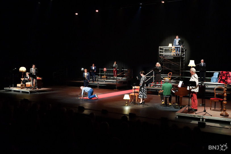 La cérémonie d'ouverture du Théâtre du Jura aura marqué les esprits. (photo : Georges Henz)