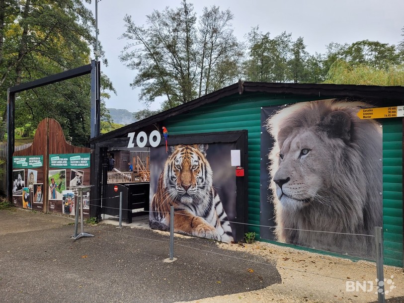 L'entrée du Sikypark, le parc animalier de Crémines, a vu passer 110'000 visiteurs en 2021. (Archives).