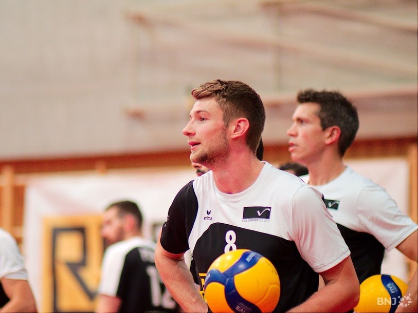 Colombier Volley a su rebondir après la perte du premier set. (Photo: archives).