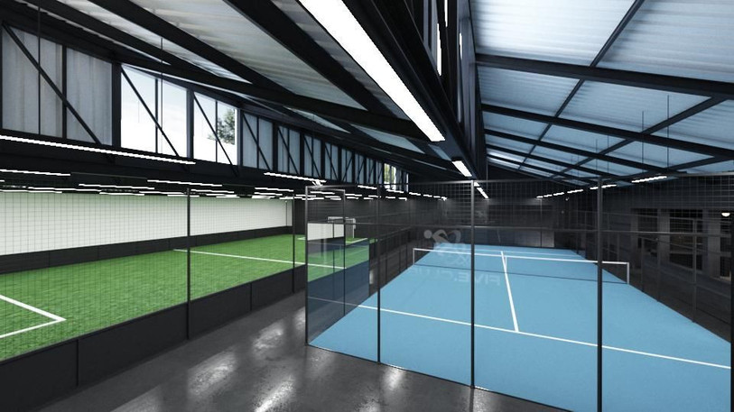 Le Five Club proposera un terrain de padel et un terrain de football synthétique. (Photo : Five Club)