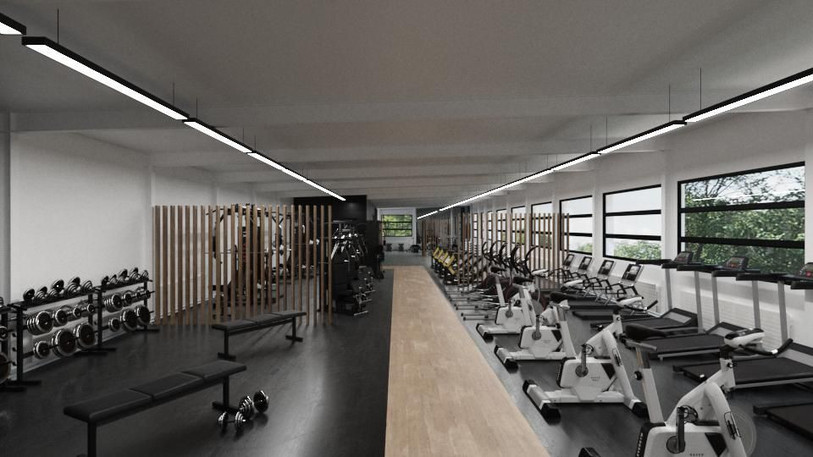 Le fitness sera équipé de machine nouvelle technologie. (Photo : Five Club)