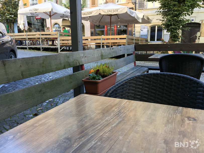 Les terrasses resteront tout l'hiver à Porrentruy.