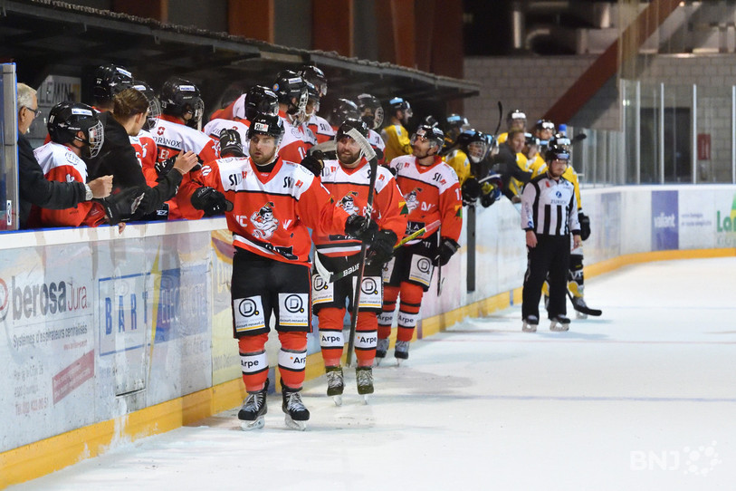 Les victoires s'enchaînent pour le HC Delémont-Vallée (photo : Georges Henz/archives).