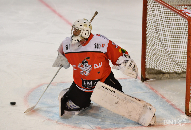 Stéphane Panseri et le HC Delémont-Vallée ont dû s'avouer vaincus. (Photo : archives Georges Henz)