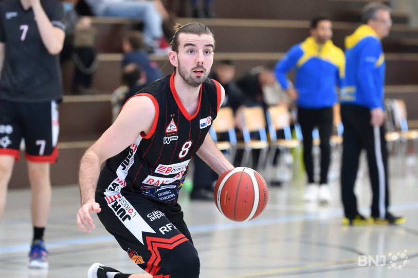 Avec ses 19 points, Juraj Kozic a été le meilleur marqueur du BC Boncourt mardi soir (photo : archives/Georges Henz).
