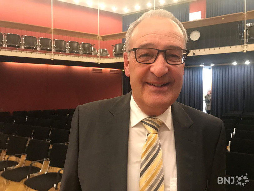 Guy Parmelin était à La Chaux-de-Fonds ce jeudi pour parler avec les représentants de l'économie neuchâteloise de l'attractivité et de l'avenir des Montagnes neuchâteloises.